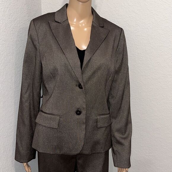 Chaus brown fully lined blazer jacket - Picture 1 of 9